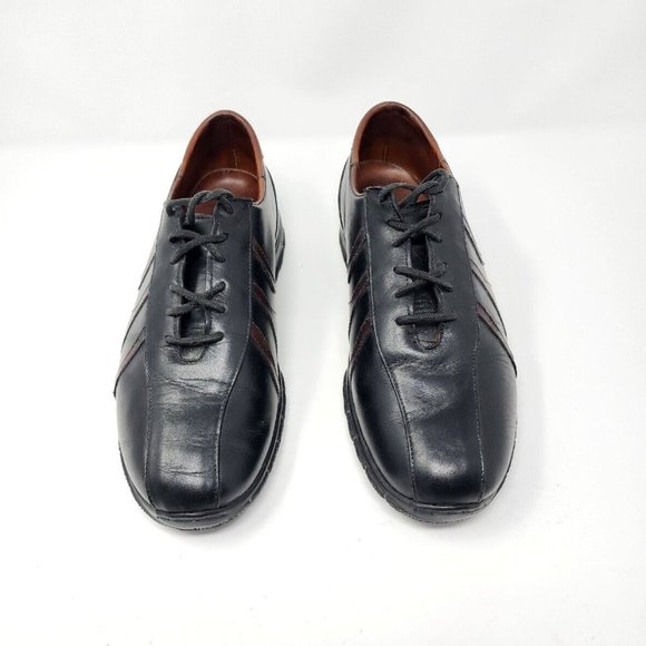 Allen Edmonds Men's Traveler Black Brown Lace‎ Up Shoe Size 8.5 E Style #76007 - Picture 11 of 11